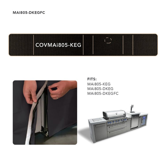 Cover for 805 Island with a Kegerator