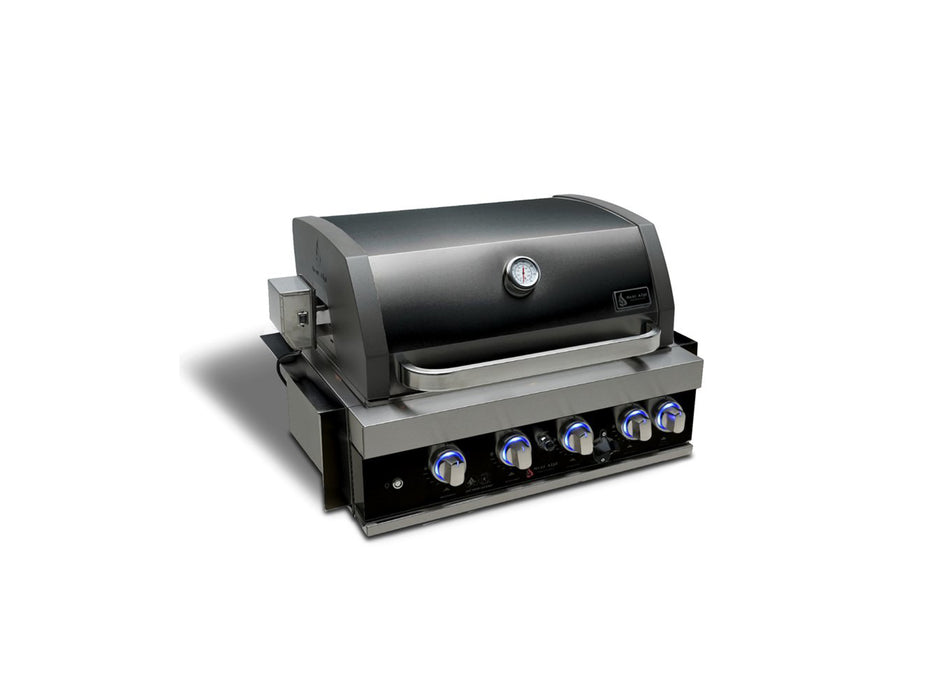 Mont Alpi 32" Black Stainless Steel Built in Grill